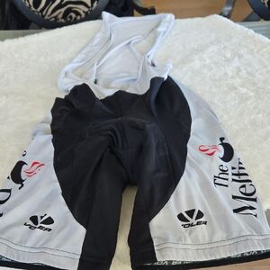 Voler Men's Athletic Cycling Shorts - Black and White